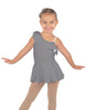 Solid Lycra One Shoulder w Ruffle Dress