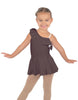 Solid Lycra One Shoulder w Ruffle Dress