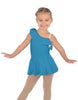 Solid Lycra One Shoulder w Ruffle Dress
