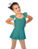 Solid Lycra Camisole Flutter Sleeve Dress