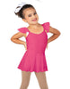 Solid Lycra Camisole Flutter Sleeve Dress