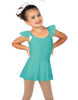 Solid Lycra Camisole Flutter Sleeve Dress