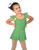 Solid Lycra Camisole Flutter Sleeve Dress