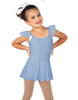Solid Lycra Camisole Flutter Sleeve Dress