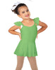 Solid Lycra Camisole Flutter Sleeve Dress