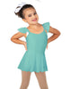 Solid Lycra Camisole Flutter Sleeve Dress