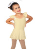 Solid Lycra Camisole Flutter Sleeve Dress
