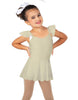 Solid Lycra Camisole Flutter Sleeve Dress