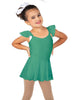 Solid Lycra Camisole Flutter Sleeve Dress