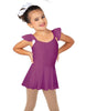 Solid Lycra Camisole Flutter Sleeve Dress