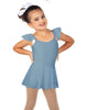 Solid Lycra Camisole Flutter Sleeve Dress
