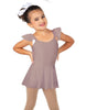 Solid Lycra Camisole Flutter Sleeve Dress