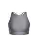 Solid Lycra High Neck Spaghetti Strap Crop