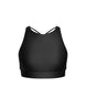 Solid Lycra High Neck Spaghetti Strap Crop