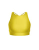 Solid Lycra High Neck Spaghetti Strap Crop