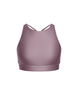 Solid Lycra High Neck Spaghetti Strap Crop