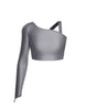 Solid Lycra Sparks Fly Crop Top