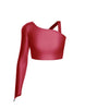 Solid Lycra Sparks Fly Crop Top