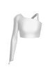 Solid Lycra Sparks Fly Crop Top