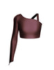 Solid Lycra Sparks Fly Crop Top