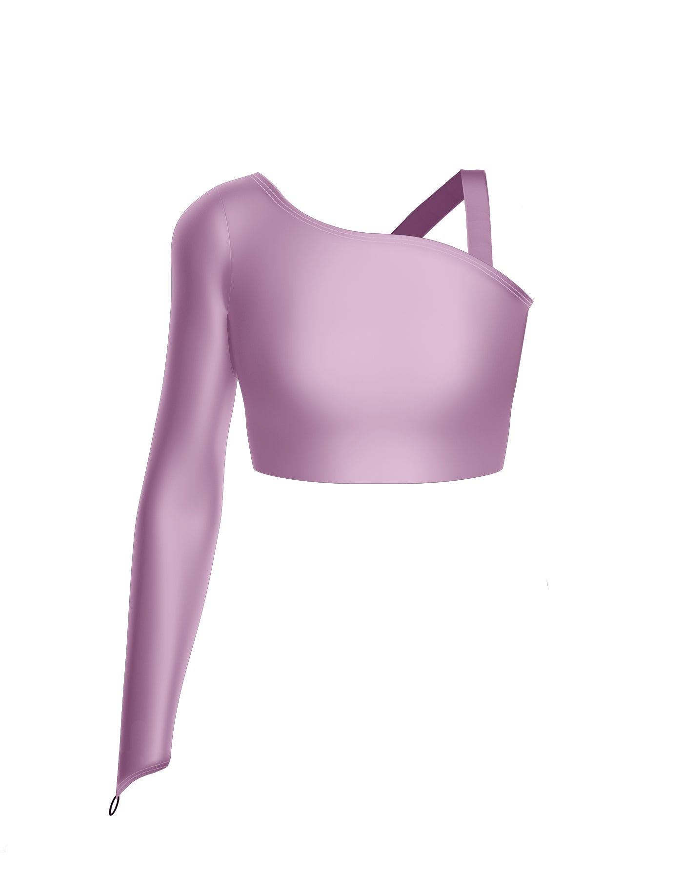 Solid Lycra Sparks Fly Crop Top