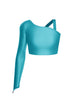 Solid Lycra Sparks Fly Crop Top