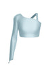 Solid Lycra Sparks Fly Crop Top