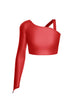 Solid Lycra Sparks Fly Crop Top