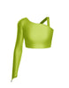 Solid Lycra Sparks Fly Crop Top