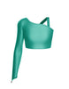 Solid Lycra Sparks Fly Crop Top
