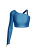 Solid Lycra Sparks Fly Crop Top