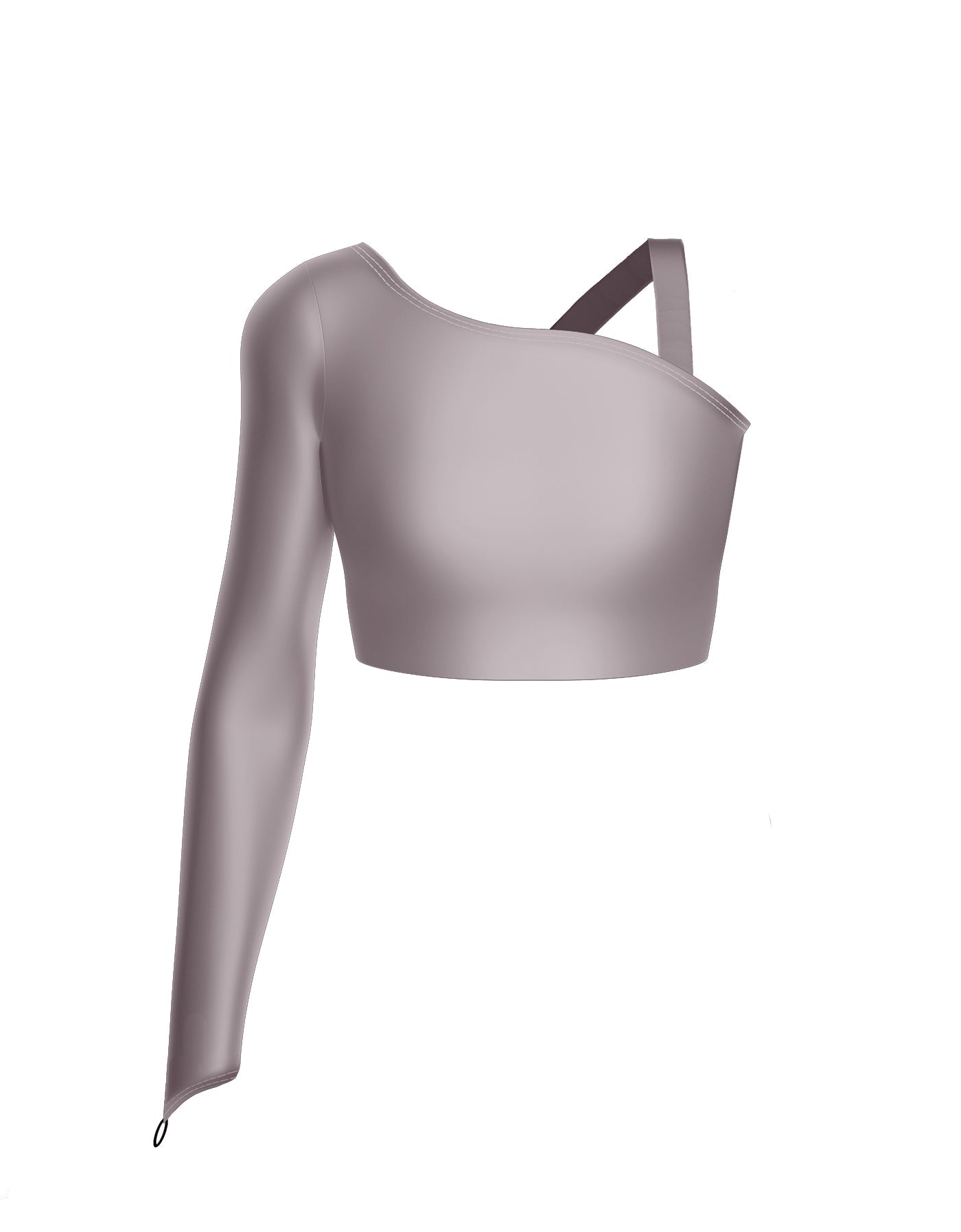 Solid Lycra Sparks Fly Crop Top
