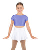 Solid Lycra Cap Sleeve Crop Top