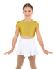 Solid Lycra Cap Sleeve Crop Top
