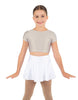 Solid Lycra Cap Sleeve Crop Top