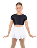 Solid Lycra Cap Sleeve Crop Top