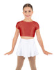 Solid Lycra Cap Sleeve Crop Top