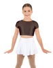 Solid Lycra Cap Sleeve Crop Top
