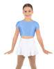 Solid Lycra Cap Sleeve Crop Top