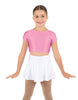 Solid Lycra Cap Sleeve Crop Top