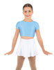 Solid Lycra Cap Sleeve Crop Top