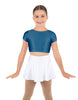 Solid Lycra Cap Sleeve Crop Top