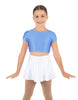 Solid Lycra Cap Sleeve Crop Top