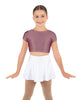 Solid Lycra Cap Sleeve Crop Top