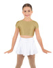Solid Lycra Cap Sleeve Crop Top