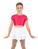 Solid Lycra Cap Sleeve Crop Top