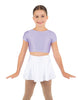 Solid Lycra Cap Sleeve Crop Top