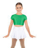 Solid Lycra Cap Sleeve Crop Top