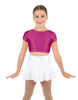 Solid Lycra Cap Sleeve Crop Top