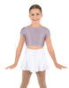 Solid Lycra Cap Sleeve Crop Top